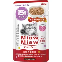 ミャウミャウ (miawmiaw) ジューシー 15歳頃から あじわいまぐろ 総合栄養食