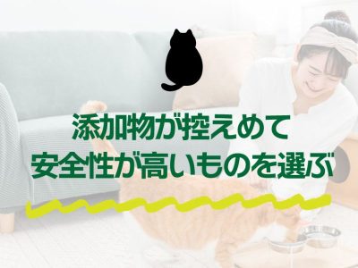 ダイエットキャットフードの選び方③添加物控えめ